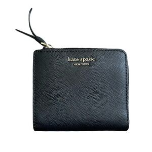 Kate Spade Madison Small L-Zip Wallet Black